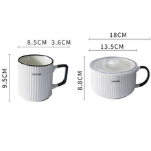 Lade das Bild in den Galerie-Viewer, Niedliche Instant-Nudelschüssel mit Deckel