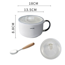 Lade das Bild in den Galerie-Viewer, Niedliche Instant-Nudelschüssel mit Deckel