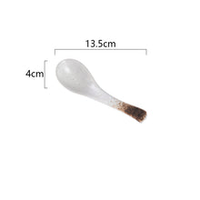 Lade das Bild in den Galerie-Viewer, Japanischer Retro Suppenlöffel