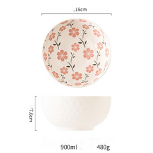 Lade das Bild in den Galerie-Viewer, Keramikgeschirr im japanischen Stil mit kreativer Prägung