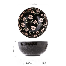 Lade das Bild in den Galerie-Viewer, Keramikgeschirr im japanischen Stil mit kreativer Prägung