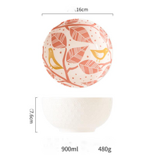 Lade das Bild in den Galerie-Viewer, Keramikgeschirr im japanischen Stil mit kreativer Prägung