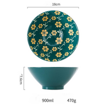 Lade das Bild in den Galerie-Viewer, Keramikgeschirr im japanischen Stil mit kreativer Prägung