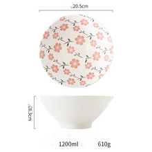 Lade das Bild in den Galerie-Viewer, Keramikgeschirr im japanischen Stil mit kreativer Prägung