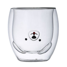 Lade das Bild in den Galerie-Viewer, Doppelschichtige Isolierbecher mit verschiedenen Bären- und anderen Tiermotiven