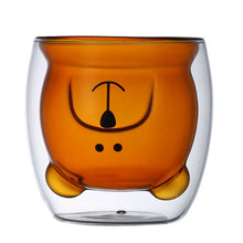 Lade das Bild in den Galerie-Viewer, Doppelschichtige Isolierbecher mit verschiedenen Bären- und anderen Tiermotiven