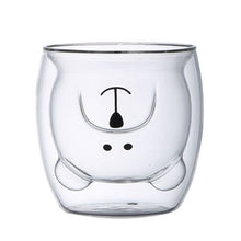 Lade das Bild in den Galerie-Viewer, Doppelschichtige Isolierbecher mit verschiedenen Bären- und anderen Tiermotiven