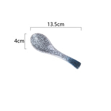 Lade das Bild in den Galerie-Viewer, Japanischer Retro Suppenlöffel