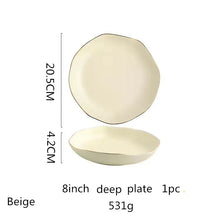 Lade das Bild in den Galerie-Viewer, Elegante Schüsseln, verziert mit goldenem Rand