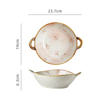 Lade das Bild in den Galerie-Viewer, Stilvolle Schüssel mit asiatischer Verzierung für Pho, Ramen, Suppen und mehr!