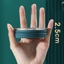 Lade das Bild in den Galerie-Viewer, Faltbarer Silikonbecher mit Kunststoffdeckel zum mitnehmen und Reisen