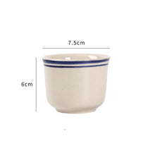 Lade das Bild in den Galerie-Viewer, Vierteilige keramische Suppenschalen, Tassen und flache Teller