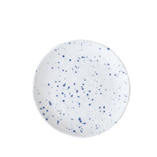 Lade das Bild in den Galerie-Viewer, Modern Minimalistische Keramiktasse mit Blau-Weißem Design und Gesprenkeltem Muster - Temperaturbeständig und Mikrowellengeeignet
